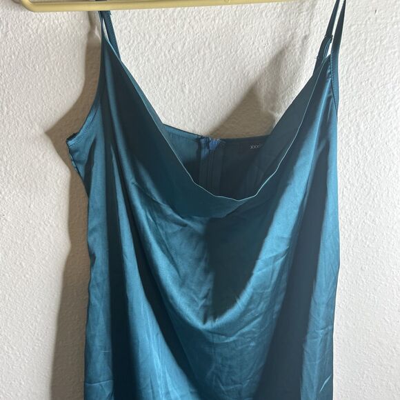 Xxxiticat Green Midi Dress Sexy Spaghetti Strap Size Medium - Picture 5 of 14